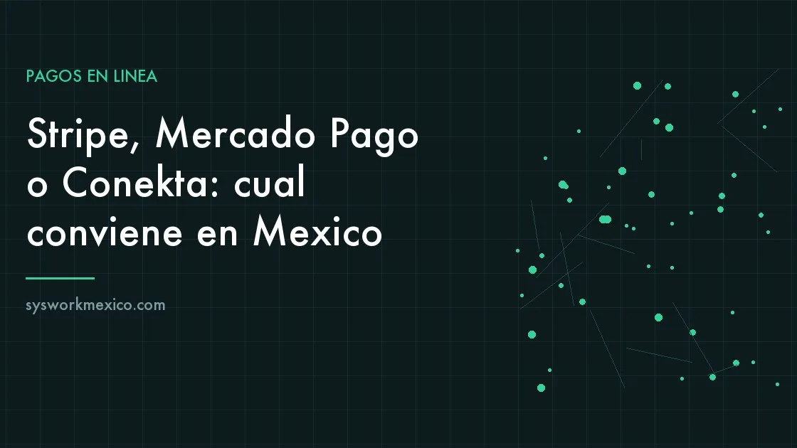 Terminal de pago y computadora mostrando el panel de cobros de una tienda en línea mexicana