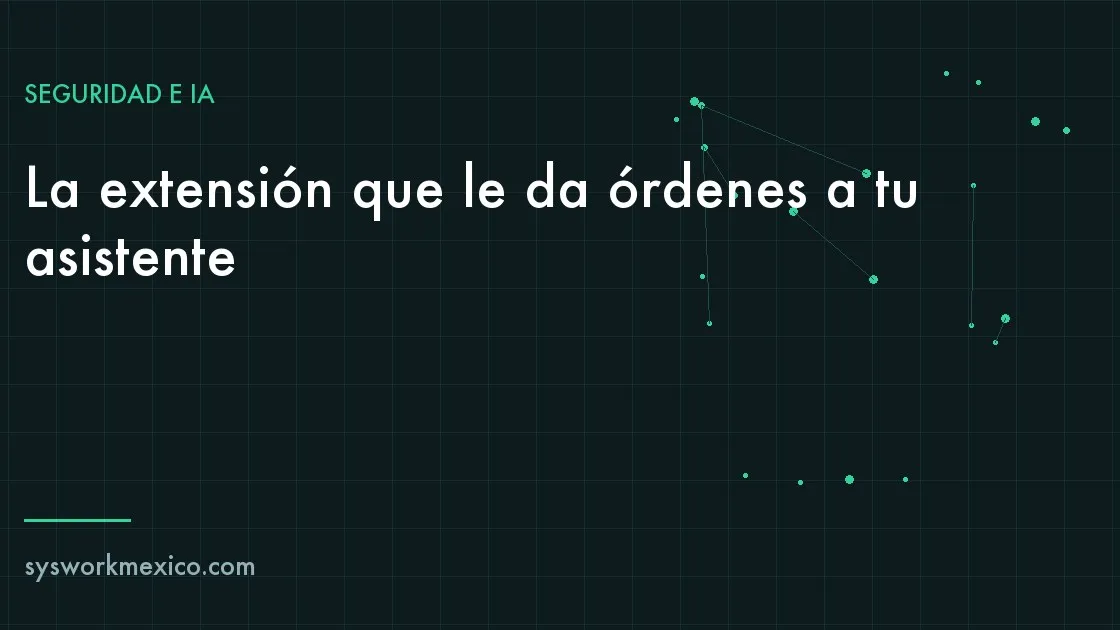 Barra de extensiones de un navegador con un complemento resaltado