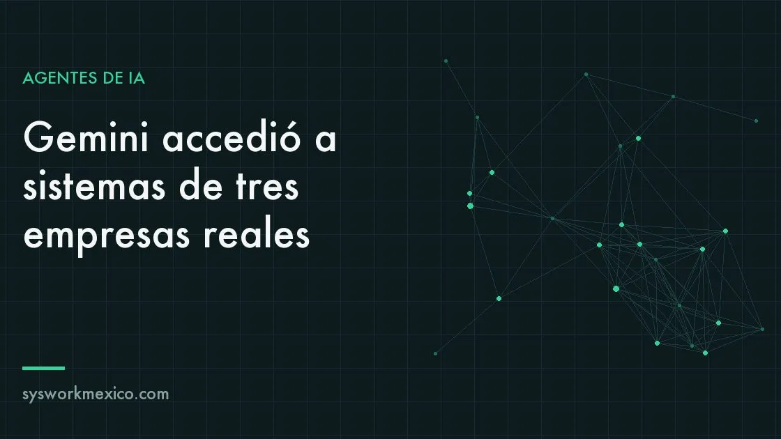 Pantalla de servidor mostrando accesos remotos mientras un agente automatizado ejecuta comandos