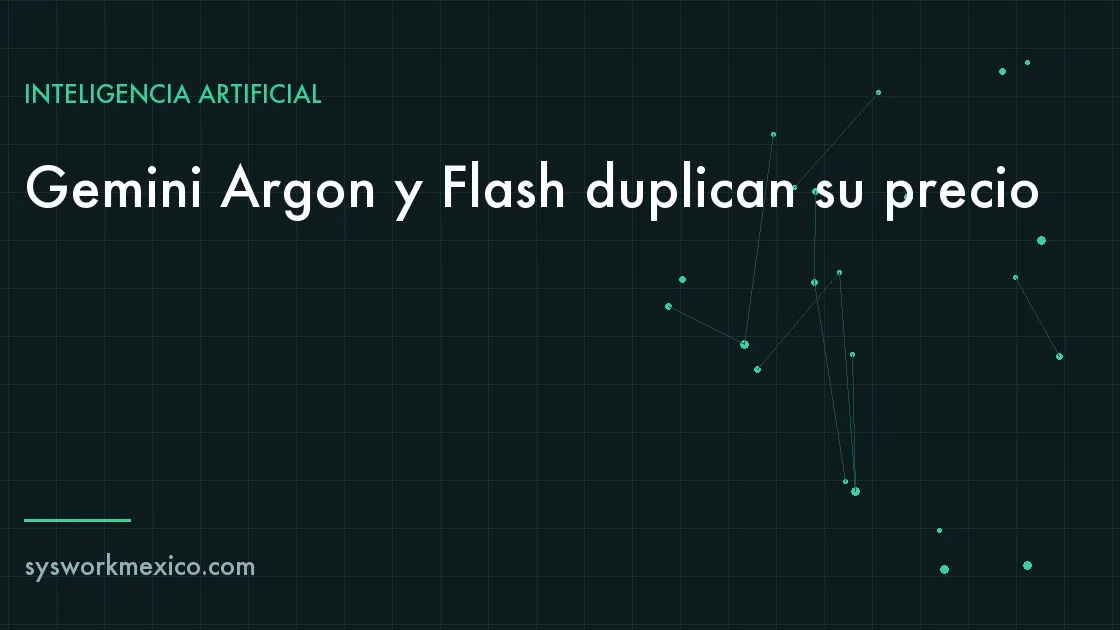 Gráfica de costo mensual de una API de inteligencia artificial que se duplica en un calendario de diciembre y enero
