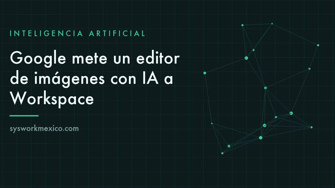 Presentación corporativa editándose con imágenes generadas por inteligencia artificial dentro de una suite de oficina