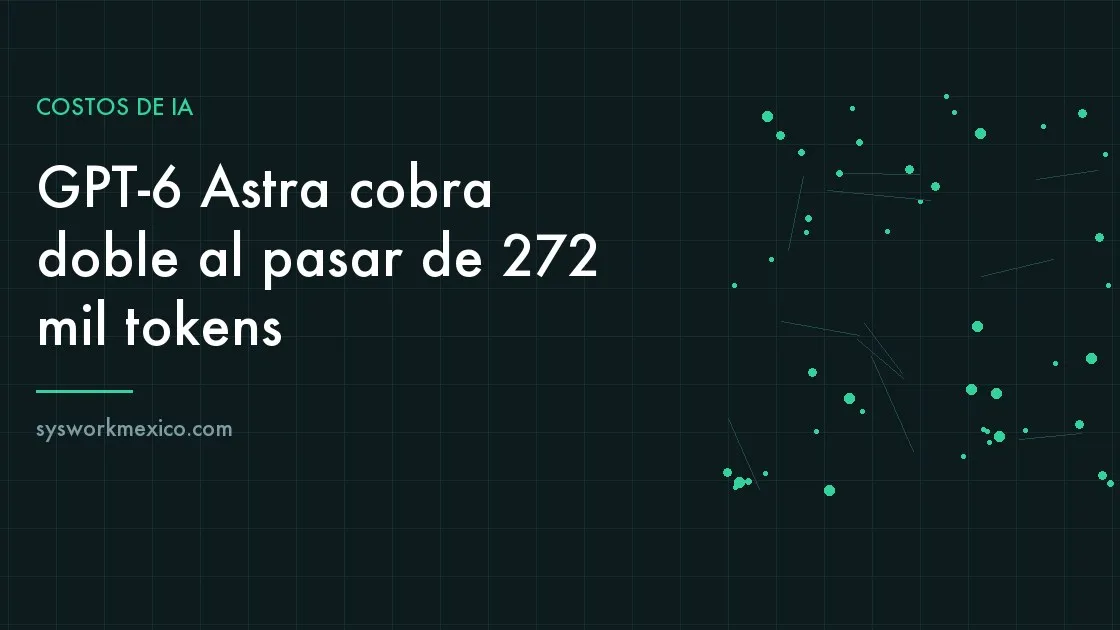 Hoja de cálculo con el desglose del costo mensual de uso de un modelo de inteligencia artificial