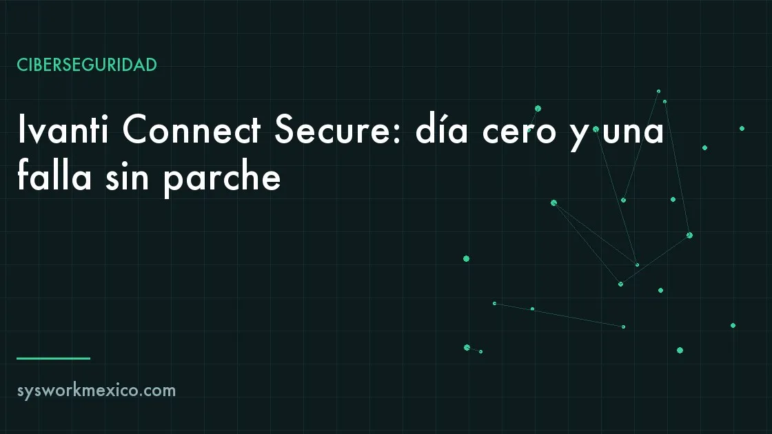 Equipo de acceso remoto VPN en un rack con una alerta roja y registros de eventos borrados en una pantalla
