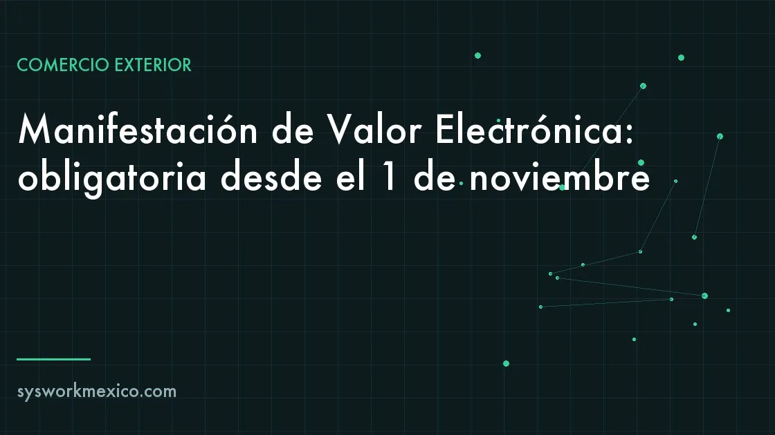 Contenedores en un patio aduanal junto a una laptop con un formulario electrónico de importación