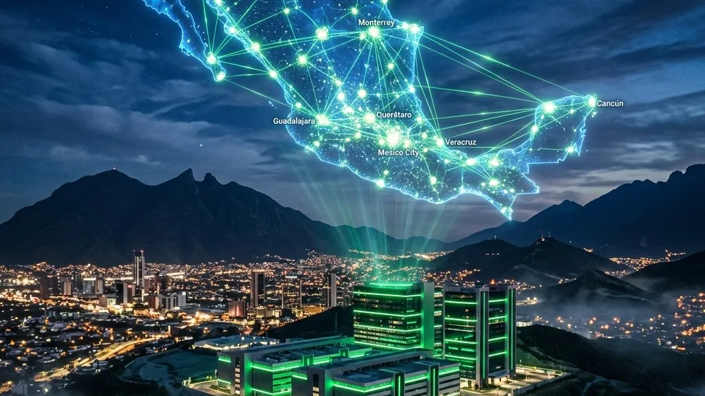 Centros de datos de nueva generación iluminando el mapa de México como hub de inteligencia artificial