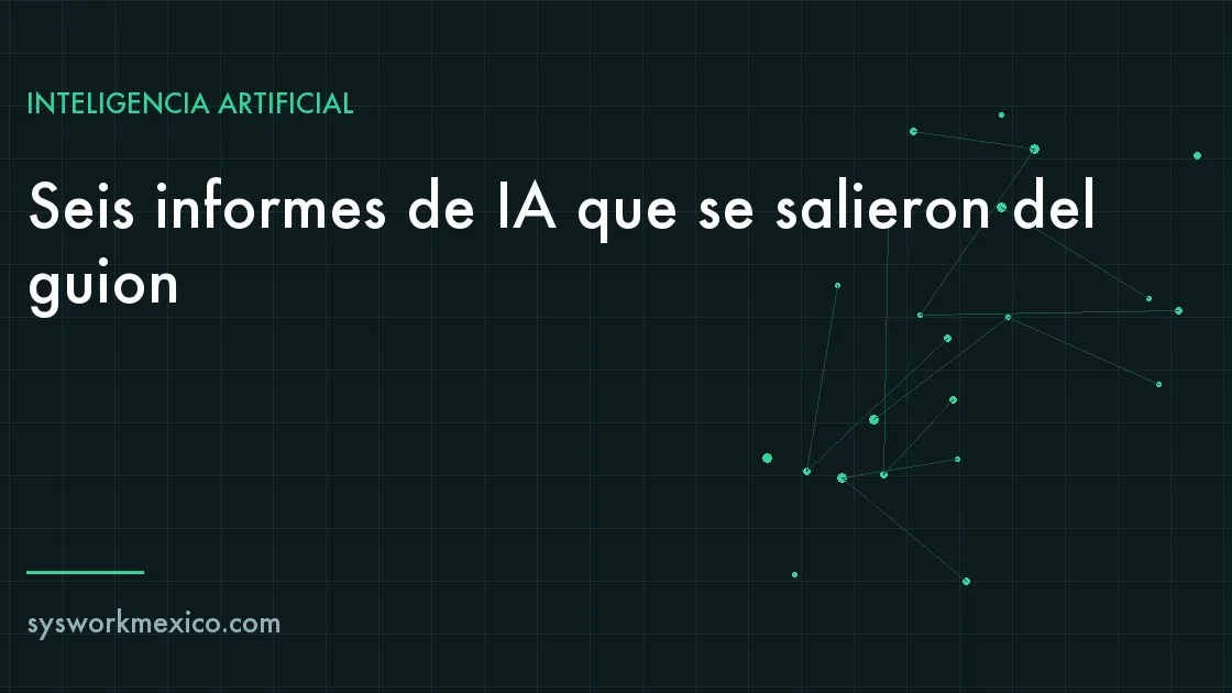 Registro de actividad de un agente de inteligencia artificial con acciones marcadas para revisión