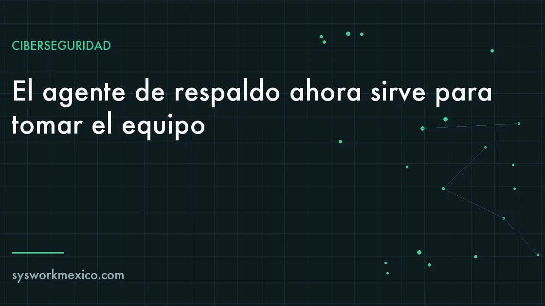 Consola de respaldos mostrando trabajos programados en equipos de escritorio