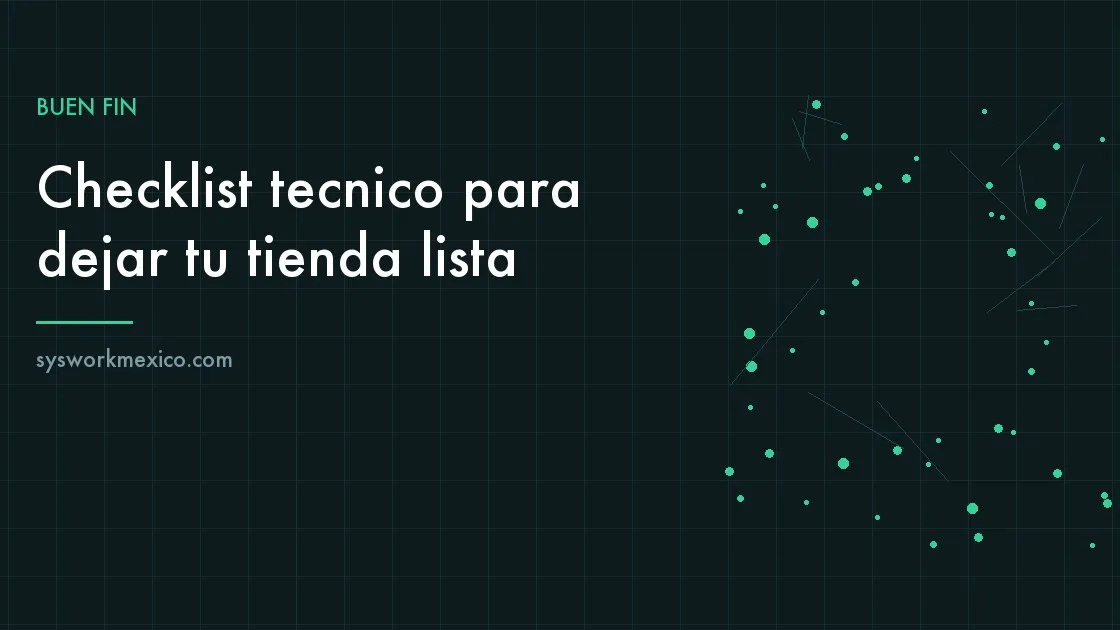 Lista de verificación impresa junto a una laptop con el panel de una tienda en línea