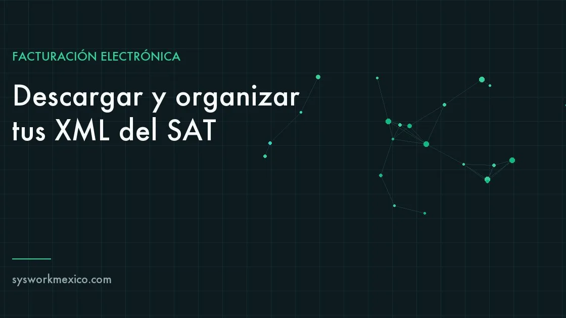 Archivo digital de comprobantes fiscales organizados por año y mes en un sistema empresarial