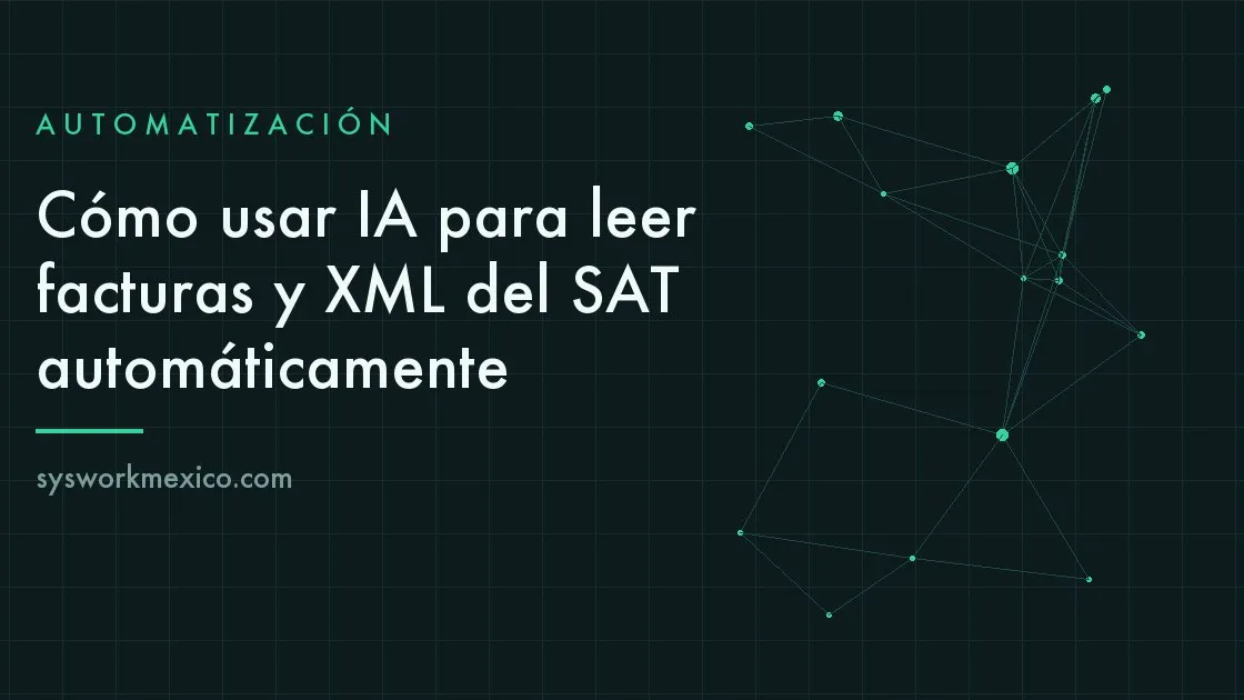 Proceso automatizado extrayendo datos de comprobantes fiscales digitales en una pantalla de oficina