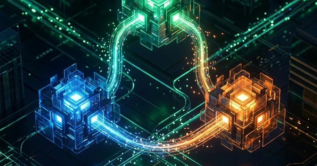 Ilustración comparativa de los servicios cloud AWS, Azure y Google Cloud para PyMEs