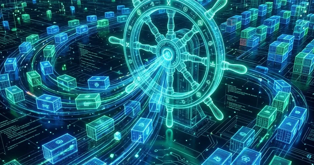 Diagrama conceptual de la comparación entre Docker y Kubernetes