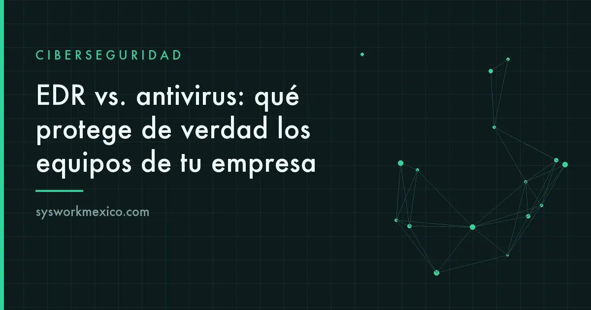 Consola de seguridad mostrando la actividad de los equipos de una empresa en tiempo real