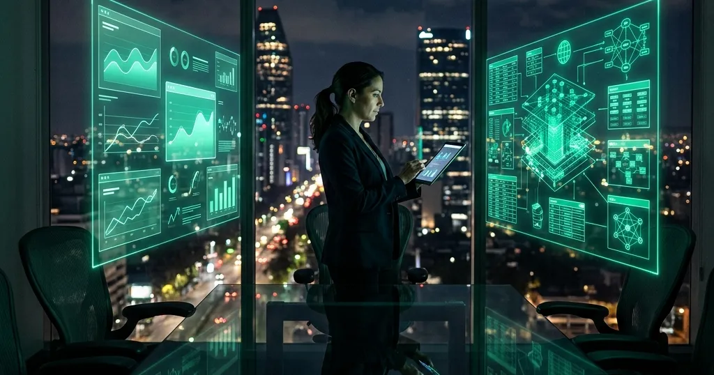 Dos tableros de Business Intelligence enfrentados mostrando enfoques distintos de análisis de datos