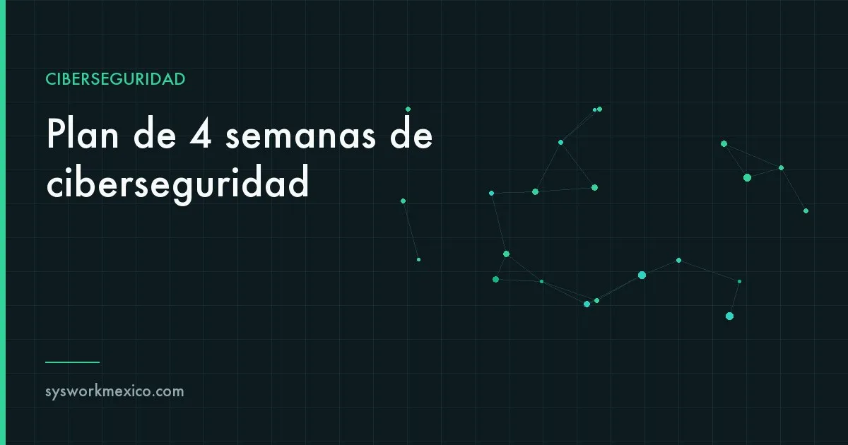 Equipo de trabajo revisando el plan de seguridad informática de su empresa sobre un tablero