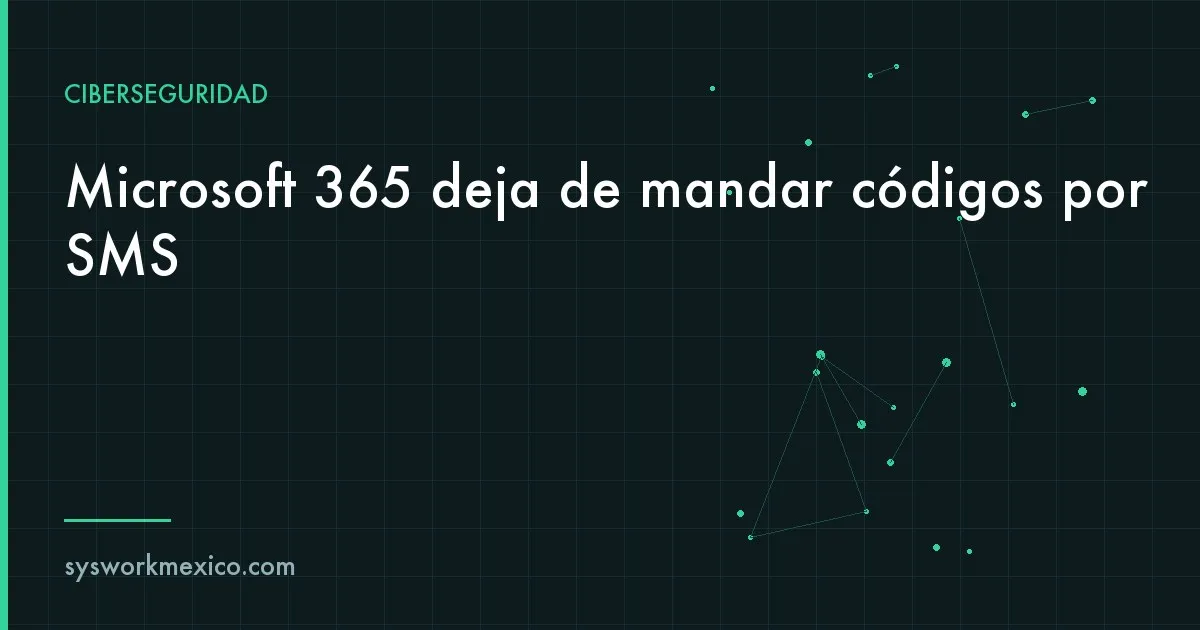 Celular con un código de verificación por SMS tachado junto a una llave de acceso en la pantalla de inicio de sesión de Microsoft 365