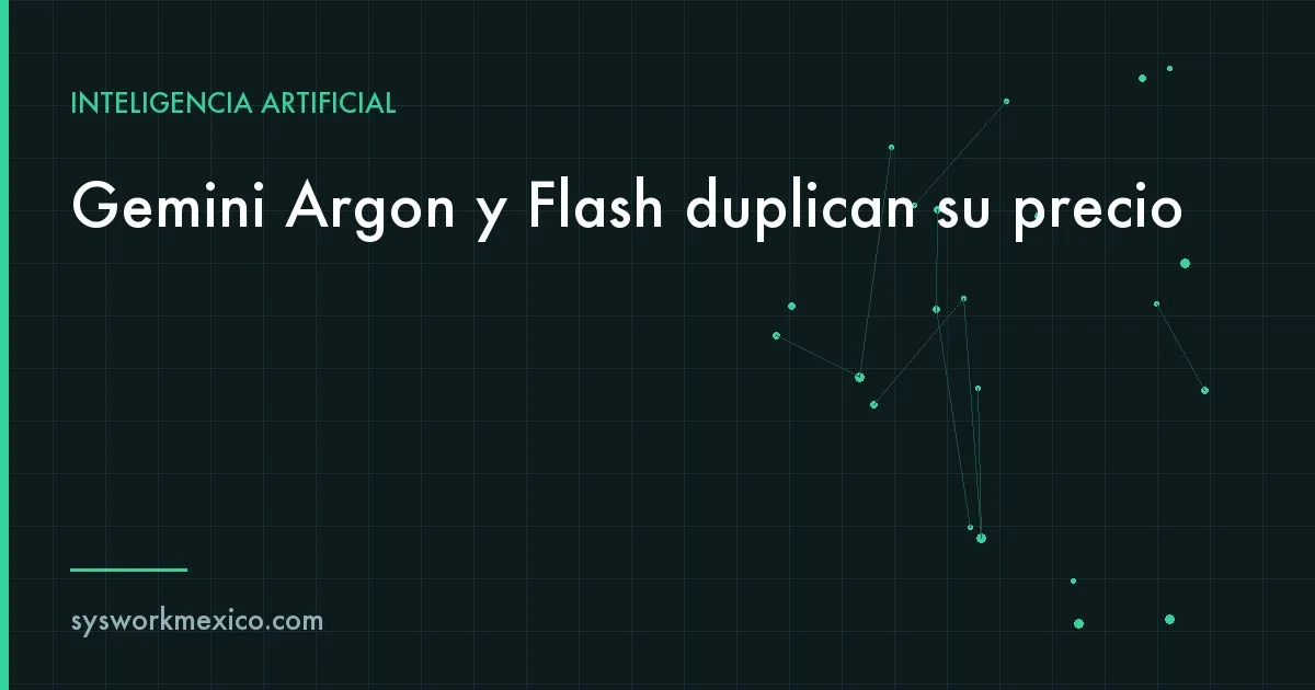 Gráfica de costo mensual de una API de inteligencia artificial que se duplica en un calendario de diciembre y enero