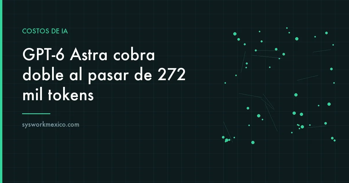 Hoja de cálculo con el desglose del costo mensual de uso de un modelo de inteligencia artificial