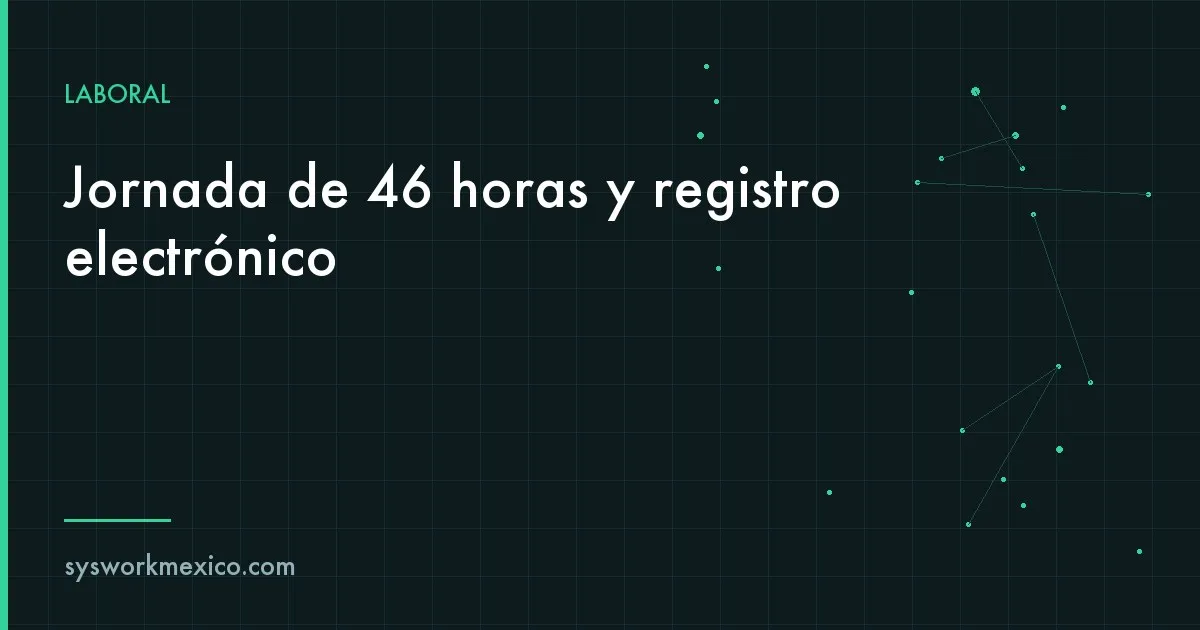 Reloj checador digital en la entrada de una planta con un calendario marcando el 1 de enero