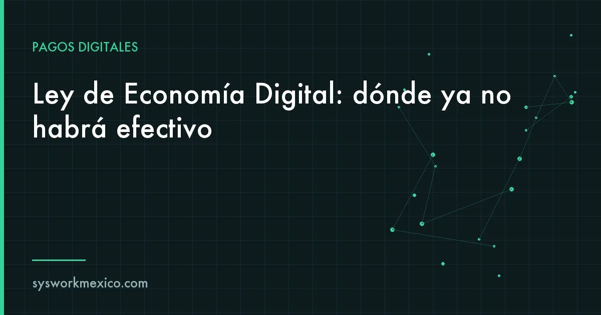 Terminal de cobro con código QR en el mostrador de un comercio mexicano junto a una caja registradora sin billetes