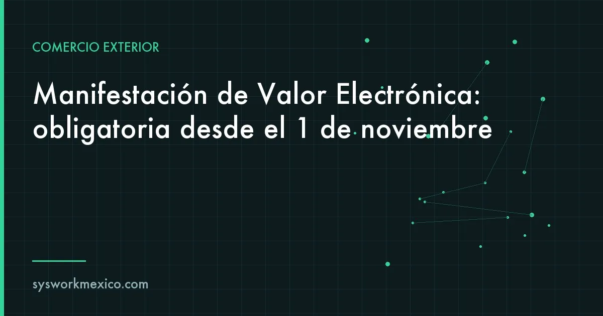 Contenedores en un patio aduanal junto a una laptop con un formulario electrónico de importación