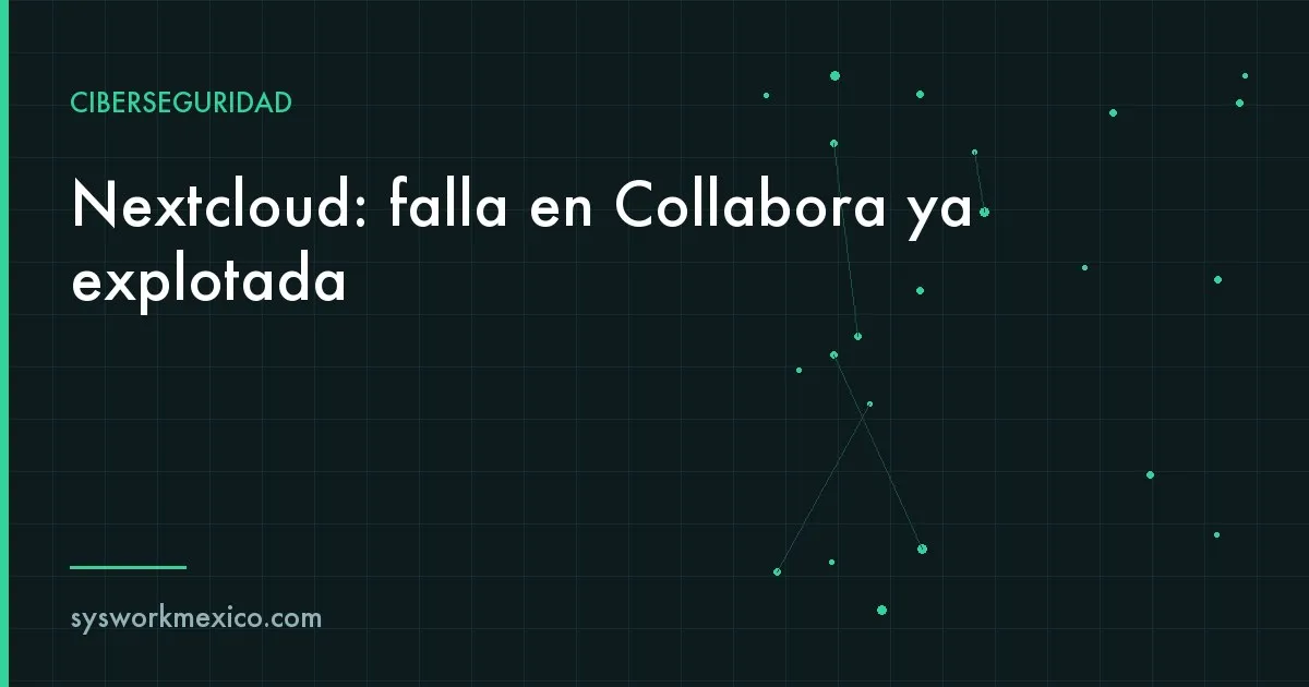 Servidor de archivos en rack con una nube de documentos y un aviso de alerta sobre la carpeta de aplicaciones