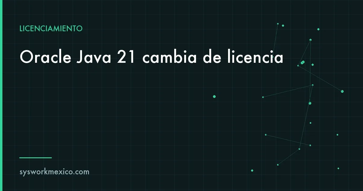 Administrador de sistemas revisando en una terminal la versión de Java instalada en un servidor junto a un calendario de parches trimestrales