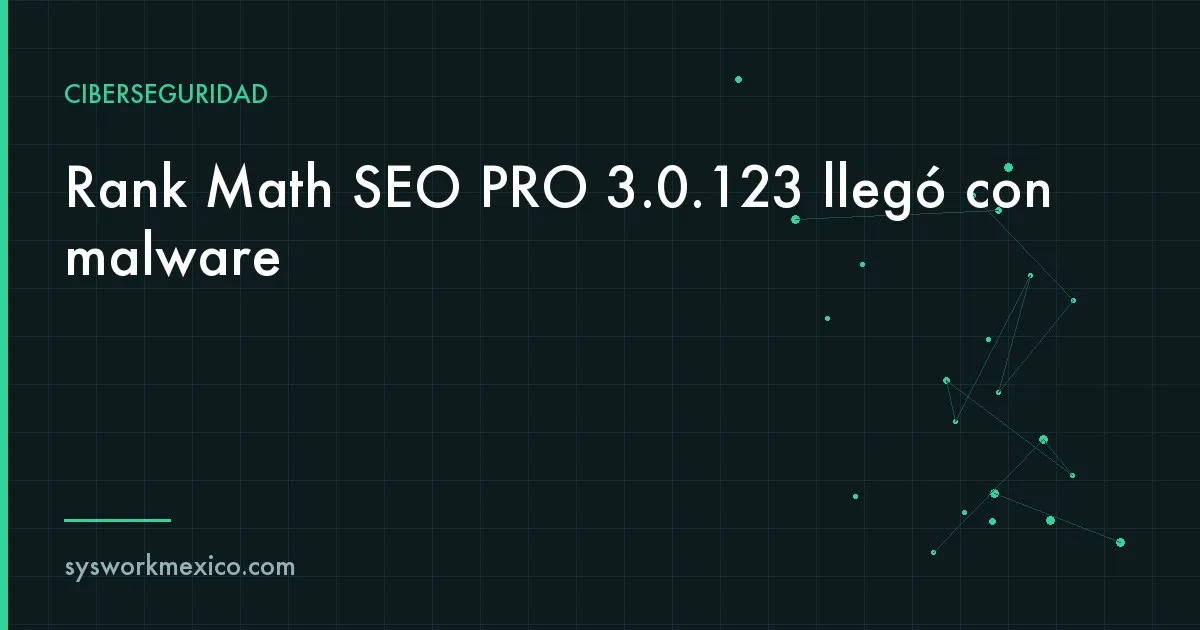 Paquete de actualización de un plugin de WordPress con un bicho rojo escondido dentro