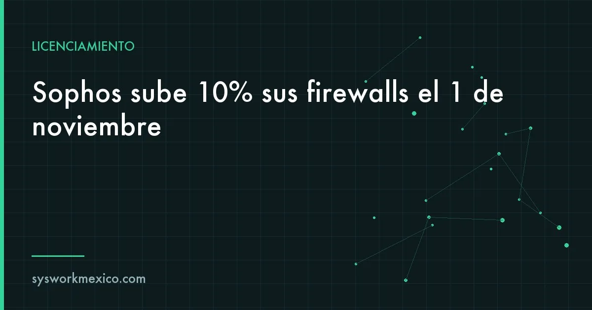 Firewall en un rack de comunicaciones junto a una cotización impresa y una calculadora