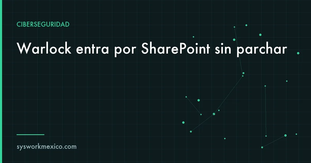 Servidor de documentos en un centro de datos con una alerta de cifrado de archivos en pantalla