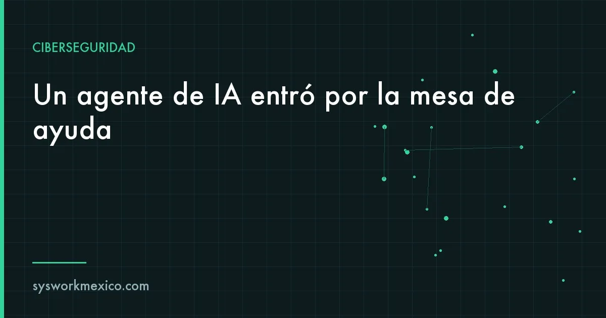 Pantalla de un sistema de tickets de soporte con una alerta de acceso no autorizado