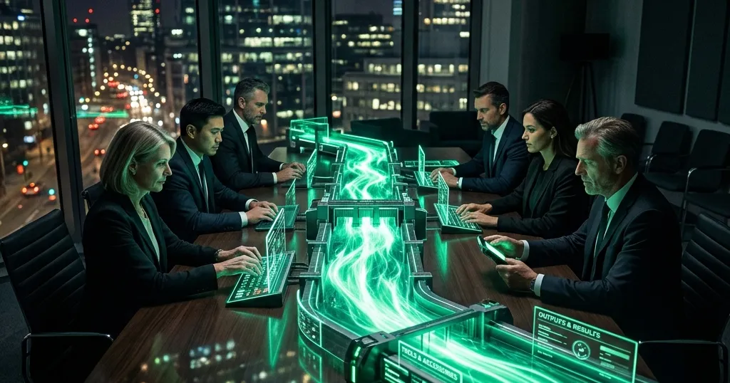 Reglas y controles de gobernanza encauzando el poder de la inteligencia artificial en una empresa