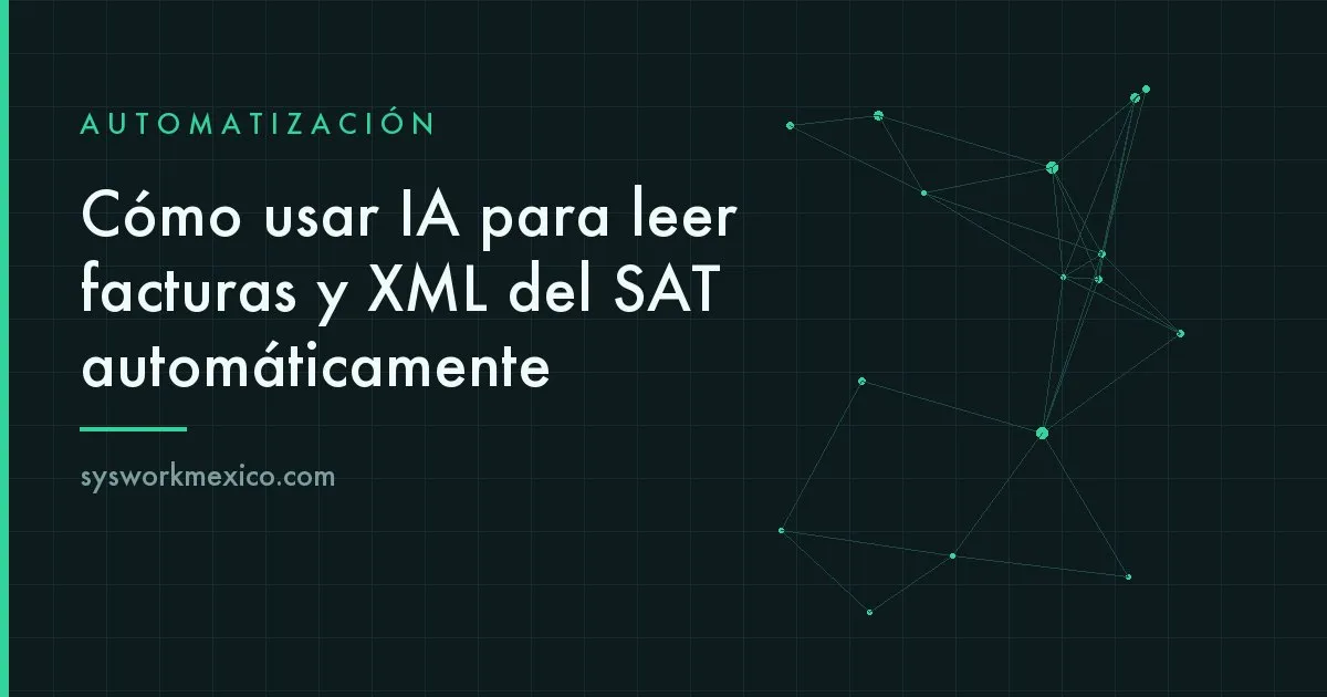 Proceso automatizado extrayendo datos de comprobantes fiscales digitales en una pantalla de oficina