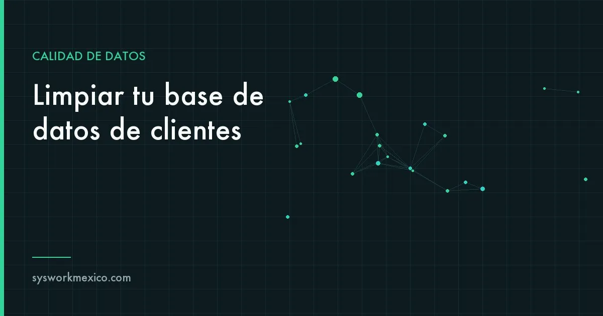 Registros de clientes duplicados consolidándose en un catálogo ordenado dentro de un sistema empresarial