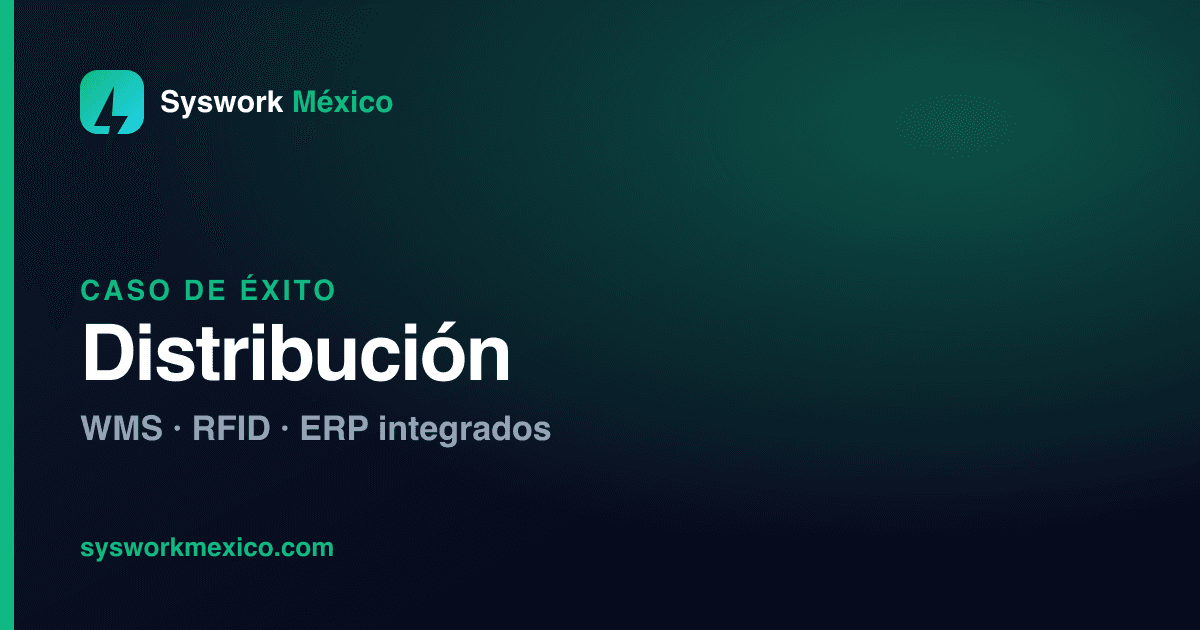Ilustración de control total de almacén con WMS y trazabilidad en una distribuidora regional