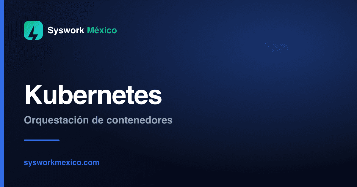 Ilustración de orquestación de contenedores con Kubernetes