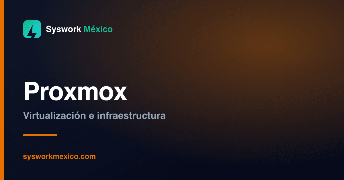 Ilustración de virtualización con Proxmox VE y máquinas virtuales