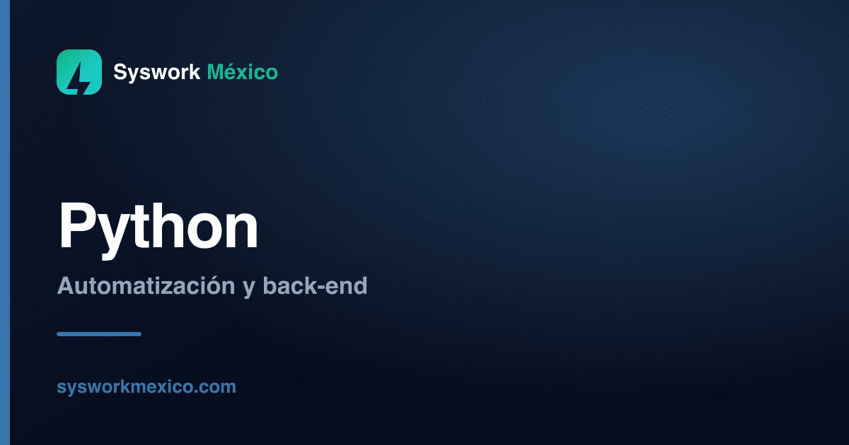 Ilustración conceptual de automatización y análisis de datos con Python