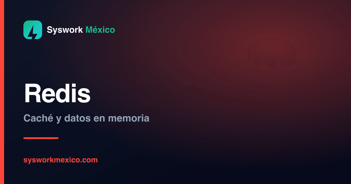 Ilustración de caché de datos en memoria con Redis