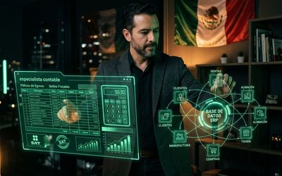 Sistema contable mexicano frente a un ERP integral de código abierto sobre un escritorio de PyME