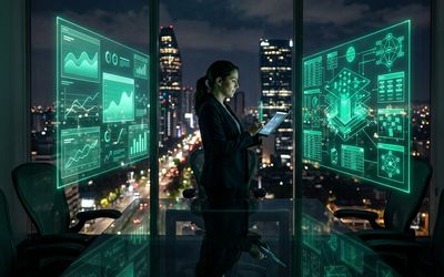 Dos tableros de Business Intelligence enfrentados mostrando enfoques distintos de análisis de datos