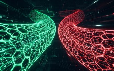 Ilustración comparativa de las tecnologías VPN WireGuard y OpenVPN