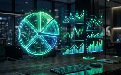 Ilustración conceptual de Business Intelligence para PyMEs mexicanas