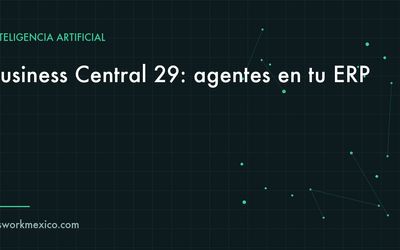 Pantalla de un ERP con una bandeja de facturas de proveedores procesadas por un agente de inteligencia artificial
