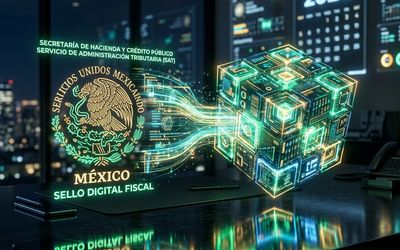 Ilustración conceptual de los cambios en la facturación electrónica del SAT para 2026