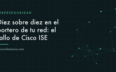Consola de control de acceso a la red de una empresa con una sesión abierta sin credenciales