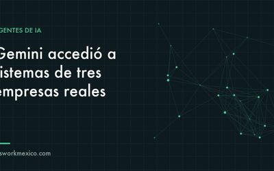 Pantalla de servidor mostrando accesos remotos mientras un agente automatizado ejecuta comandos