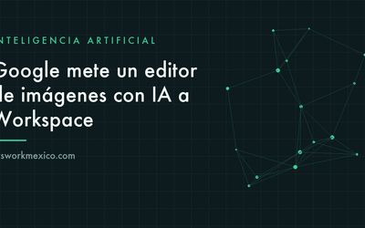 Presentación corporativa editándose con imágenes generadas por inteligencia artificial dentro de una suite de oficina
