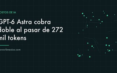 Hoja de cálculo con el desglose del costo mensual de uso de un modelo de inteligencia artificial