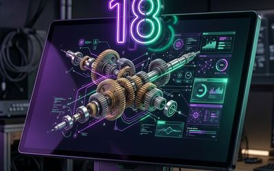 Ilustración conceptual de las novedades y cambios de Odoo 18 para empresas